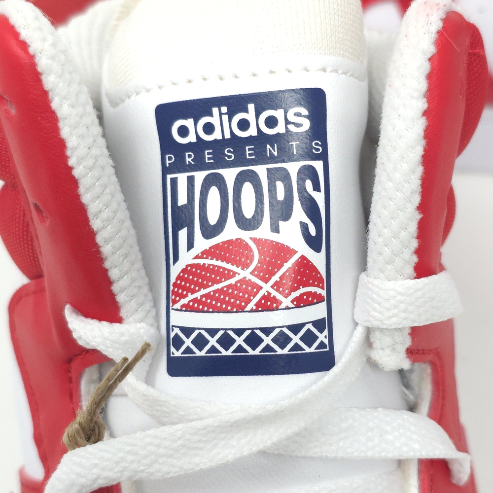 adidas Men’s Hoops 3.0 Mid Basketball Shoes Red - Picture 9 of 11